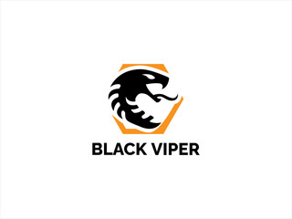 Stylish Viper Logo Design