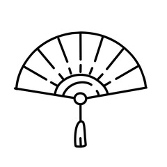 Chinese line icon set