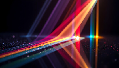 Abstract Colorful Lights Background &ndash; A Dynamic and Vibrant Light Show