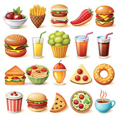 fast food set