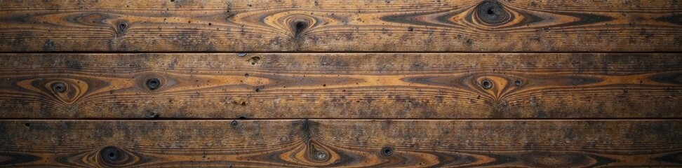 Fototapeta premium Brown wooden table top with a worn, graphic wood texture, wooden tables, wood pattern