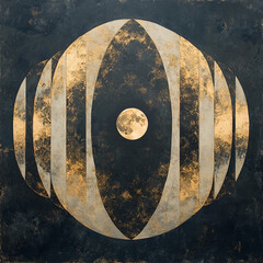 Moon Cosmic exploration visual art