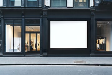 Blank storefront advertising space (1)