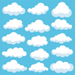 Fototapeta premium seamless background with clouds
