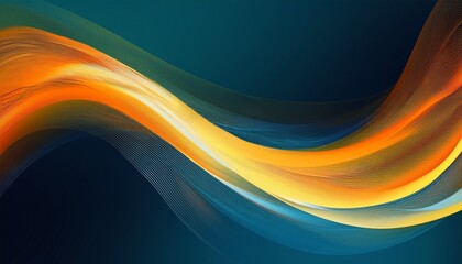 Bright speed abstract orange swoosh border with a liquid fluid yellow background, creating a dynamic and energetic design, perfect for certificates or branding.
