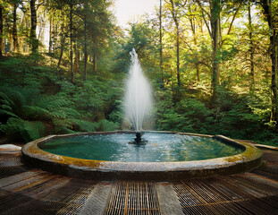 Generated image　森の泉