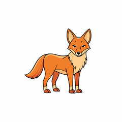 red dhole cartoon