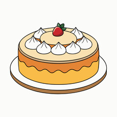 cake with cream