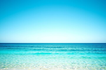 Fototapeta premium a view of a body of water with a small boat in the distance