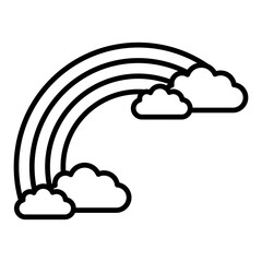 Fototapeta premium Rainbow Icon