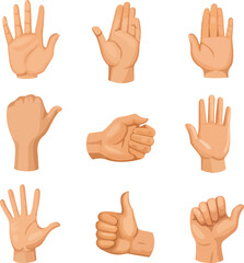 hand gestures set