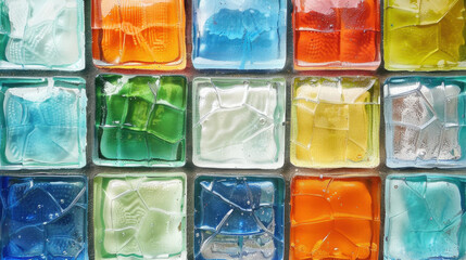 colorful glass window background