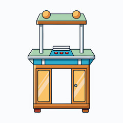 vector illustration of dip station