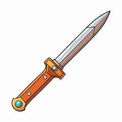 emberblade knife on white background