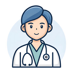 Fototapeta premium Doctor Avatar: Medical Icon