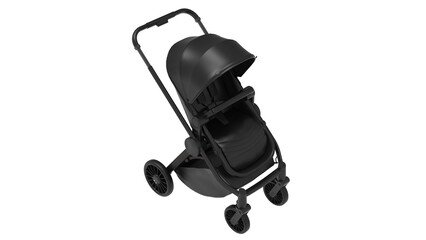 stroller isolated on transparent