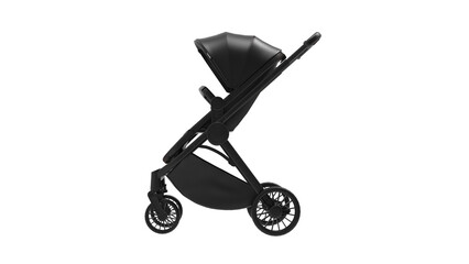 stroller isolated on transparent