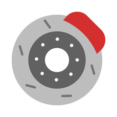 Brake Disc flat icon