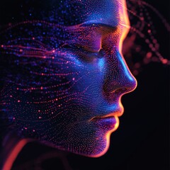 Fototapeta premium Predictive modeling with AI