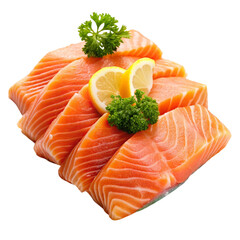 fresh salmon steak