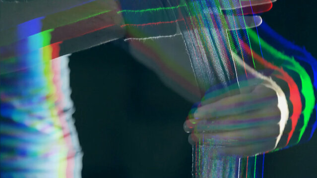 Modern RGB Shift Zoom In Transitions