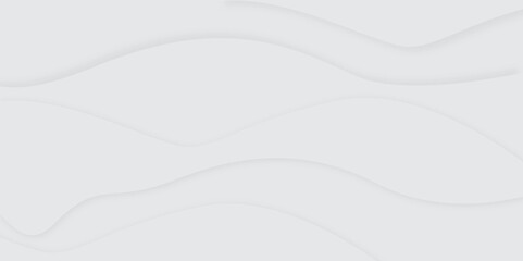 Luxury White Flowing Wave Pattern for Branding. Abstract Light Wavy Texture with Smooth Curves. Vector. Wave. 