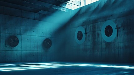 Professional Silent Field Archery Range in Arena: Target Practice Environment Concept