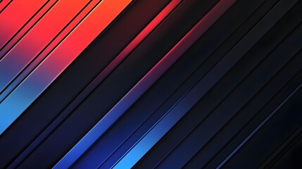 Obraz premium Diagonal striped colorful gradient abstract design over dark background