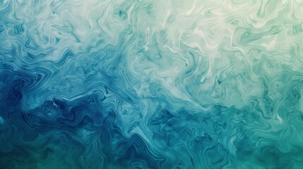 Abstract background with marbled blue and white liquid swirls.