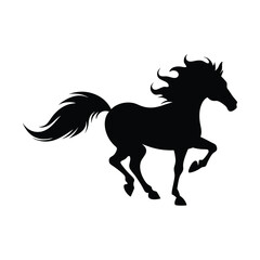 Obraz premium Powerful Horse Racing Illustration with Equestrian Style 