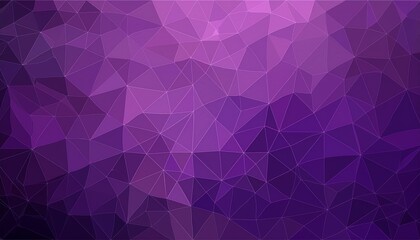 Obraz premium Modern dark purple vector abstract polygonal pattern featuring a textured surface with raised triangular pyramids. Geometric and visually intriguing