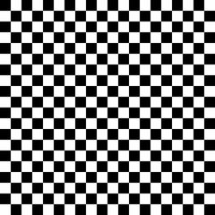 Fototapeta premium A repeating pattern of alternating black and white squares, creating a classic checkerboard design.
