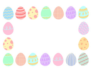 부활절 이스터에그 테두리 프레임(happy easter day frame)