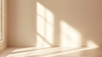 Fototapeta premium Beige wall background
