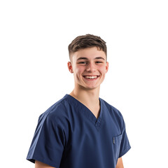 Male Nurse Isolated background