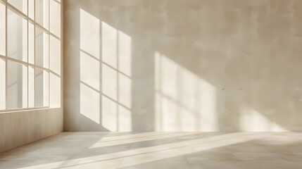Fototapeta premium Beige wall background