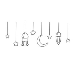 Ramadan Kareem hanging banner