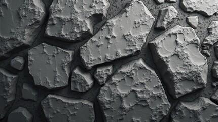 Close up view of a textured stone wall with natural patterns.
