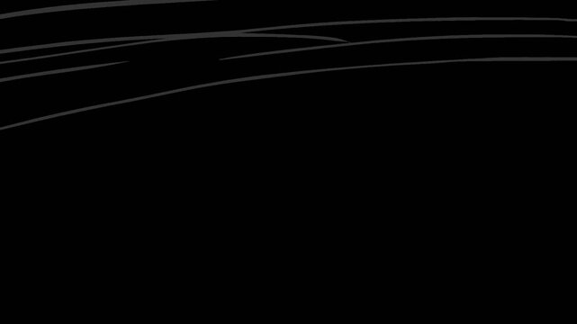 Stylish scribble animation effect, ideal for lively video content.