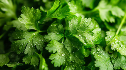 fresh parsley leaves