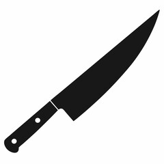 knife on a white background