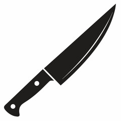 knife on a white background