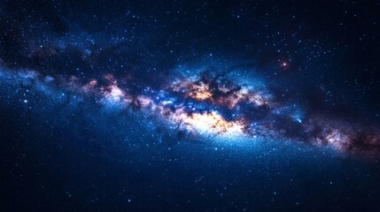 Astounding Deep Sky Space with Milky Way and Stars as Background - Captivating Universe Exploration Image