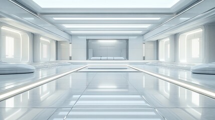 Obraz premium A clean and brightly lit production floor assembling home appliances.
