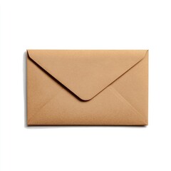 Light beige kraft paper envelope