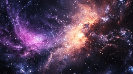 Obraz premium Professional Photorealistic Galaxy Background for Creative Projects