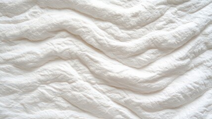 Obraz premium White Powder with Wavy Texture Background