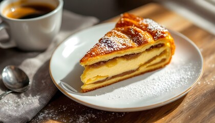 Imagine a scene where beautifully crafted pastries are paired with different types of coffee