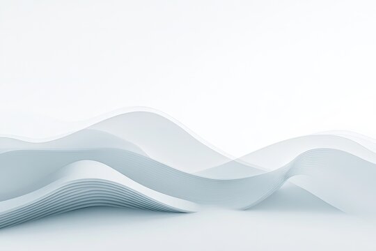 Abstract, minimalist, architectural, wavy, light,  modern, dynamic,  shapes, design,  background - Powered by Adobe