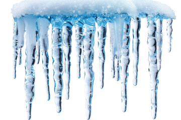 Icicle 3D Element &ndash; Isolated on Transparent Background
